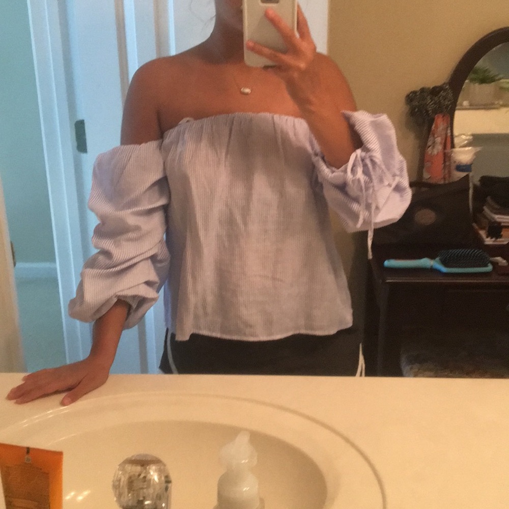 Bleuh Ciel Striped Top